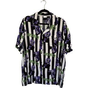 Beetlejuice Button Down Shirt - Size L